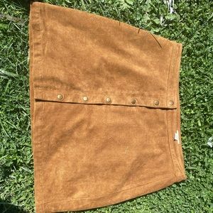 Light Brown Mini Skirt